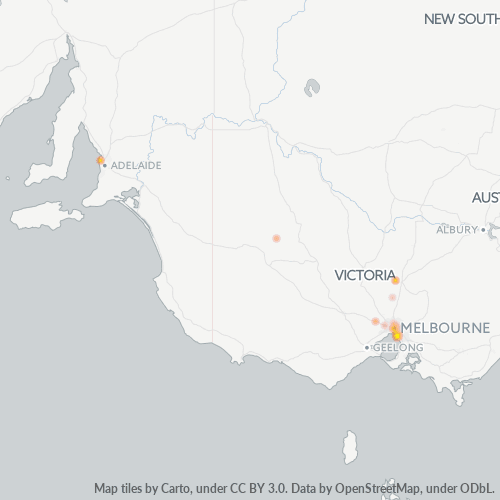 Dami ng Negosyo sa Postal Code 3192 - Dandenong, Victoria