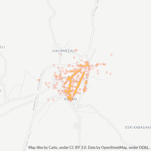 Dami ng Negosyo sa Postal Code 01510 - Kozan, Lalawigan ng Adana