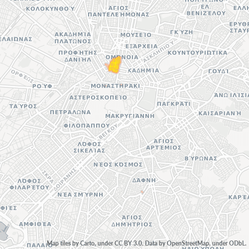 Dami ng Negosyo sa Postal Code 105 52 - Atenas, Attica