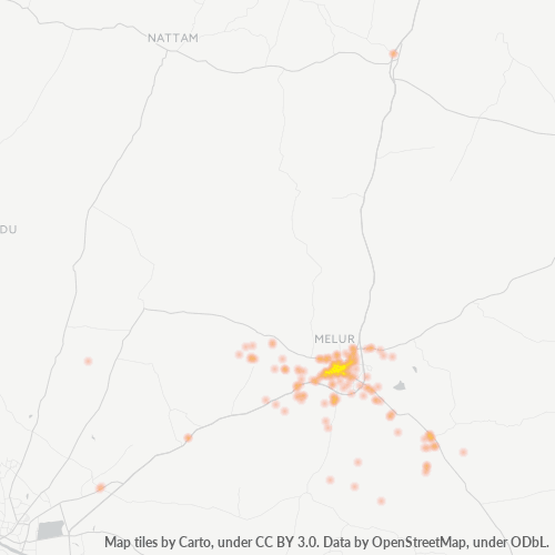 Dami ng Negosyo sa Postal Code 625106 - Madurai, State of Tamil Nādu