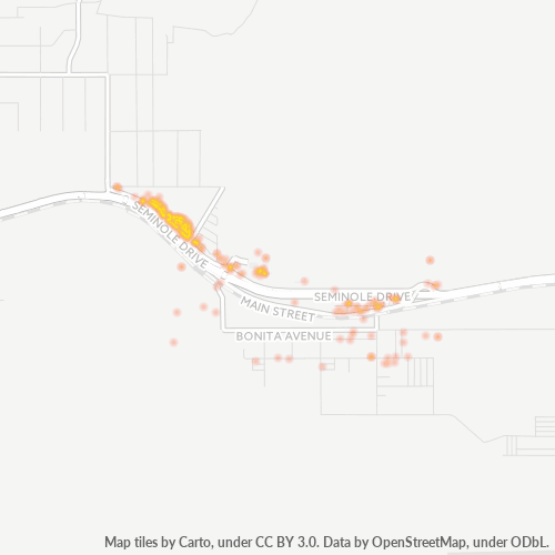 Bedrijfsconcentratie in Postcode 92230 - Cabazon, Californië