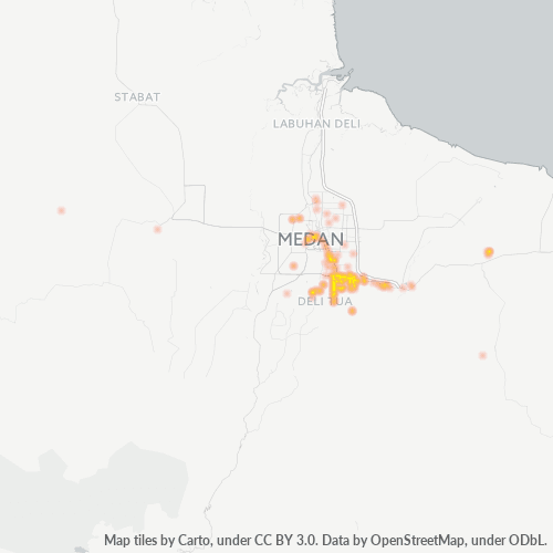 Dami ng Negosyo sa Postal Code 20148 - Medan, Sumatera Utara
