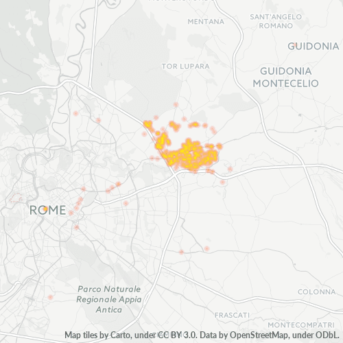 Dami ng Negosyo sa Postal Code 00131 - Roma, Lazio