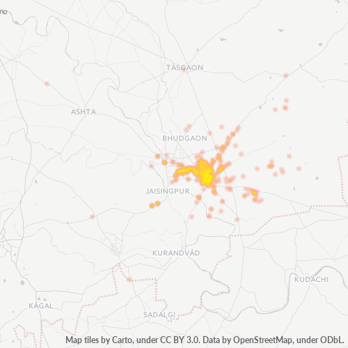Dami ng Negosyo sa Postal Code 416410 - Miraj, Maharashtra