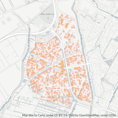 Dami ng Negosyo sa Postal Code 1448 - Purmerend, Provincie Noord-Holland