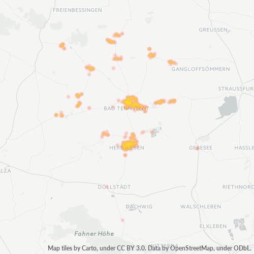 Dami ng Negosyo sa Postal Code 99955 - Blankenburg, Thuringia