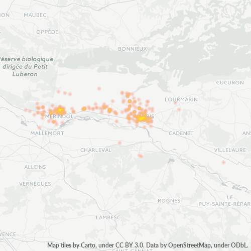 Dami ng Negosyo sa Postal Code 84360 - Puget, Provence-Alpes-Côte d'Azur