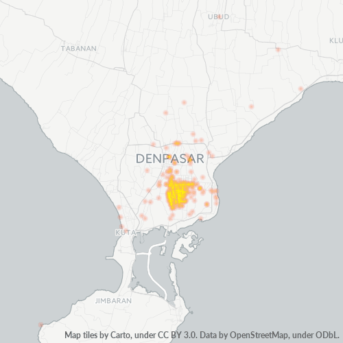 Dami ng Negosyo sa Postal Code 80225 - Denpasar, Bali