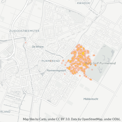 Dami ng Negosyo sa Postal Code 1445 - Purmerend, Provincie Noord-Holland