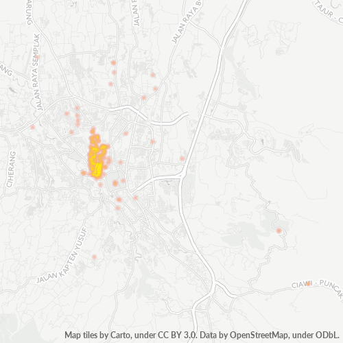 Dami ng Negosyo sa Postal Code 16124 - Bogor, Kanlurang Java