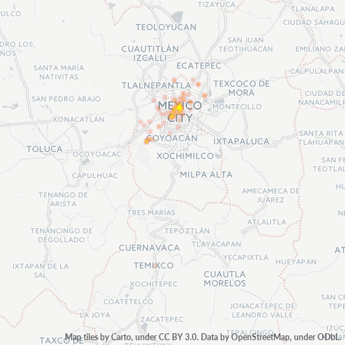 Dami ng Negosyo sa Postal Code 06200 - Ecatepec, Estado ng Mehiko