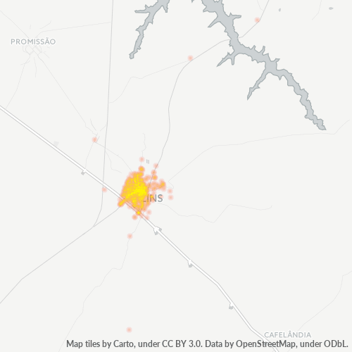 Dami ng Negosyo sa Postal Code 16400-000 - Lins, São Paulo