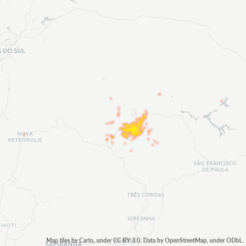 Dami ng Negosyo sa Postal Code 95680-000 - Canela, Rio Grande do Sul