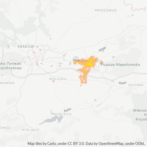 Dami ng Negosyo sa Postal Code 32-005 - Suchoraba, Województwo Małopolskie