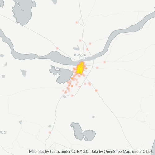 Bedriftskonsentrasjon i Postnummer 524001 - Nellore, Andhra Pradesh