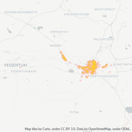 Dami ng Negosyo sa Postal Code 357502 - Pyatigorsk, Stavropol Krai