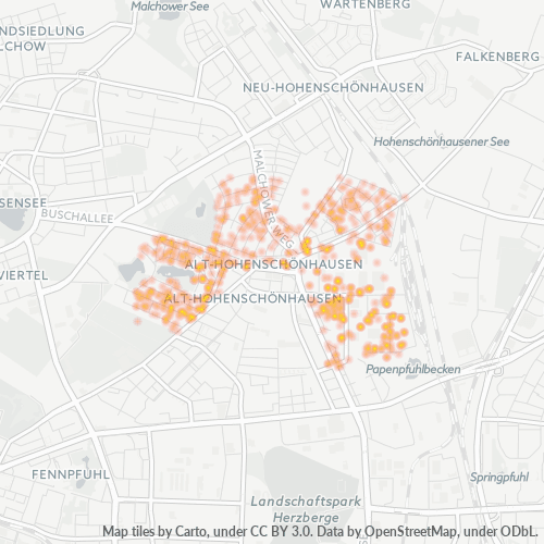 Konsentrasi Bisnis di Kode Pos 13053 - Berlin
