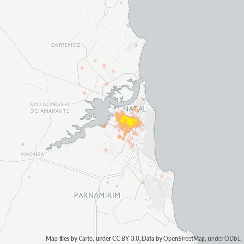 Dami ng Negosyo sa Postal Code 59054-000 - Natal, Rio Grande do Norte