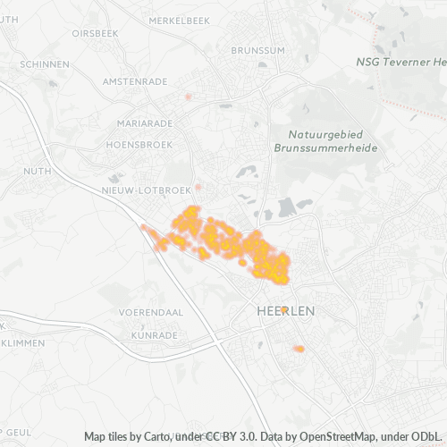 Dami ng Negosyo sa Postal Code 6412 - Heerlen, Provincie Limburg