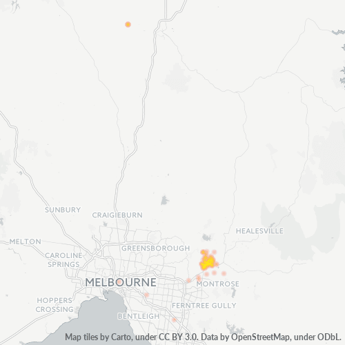 Dami ng Negosyo sa Postal Code 3116 - Ringwood, Victoria
