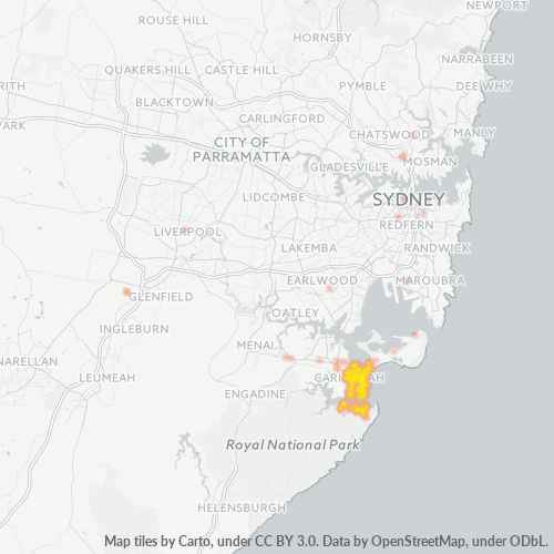 Dami ng Negosyo sa Postal Code 2230 - New South Wales