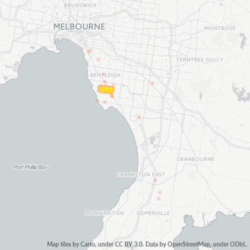 Dami ng Negosyo sa Postal Code 3190 - Highett, Victoria
