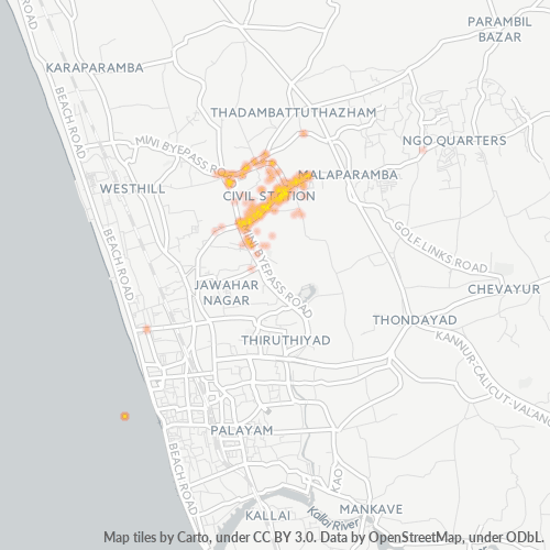 Dami ng Negosyo sa Postal Code 673020 - Kozhikode, State of Kerala