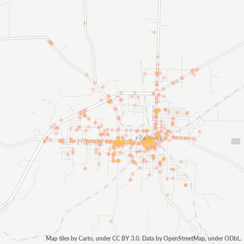 Mkusanyiko wa Biashara katika Posta 71742 - Fordyce, Arkansas