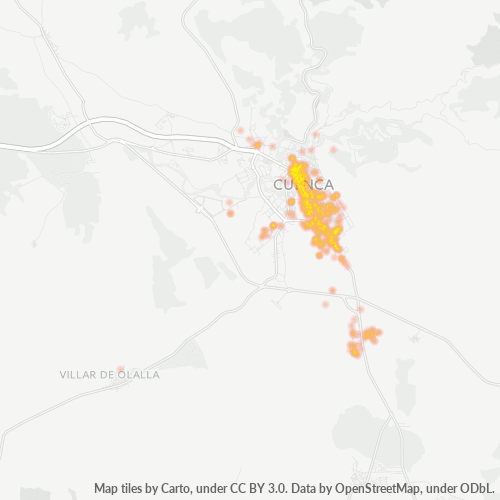 Dami ng Negosyo sa Postal Code 16004 - Cuenca, Castilla-La Mancha