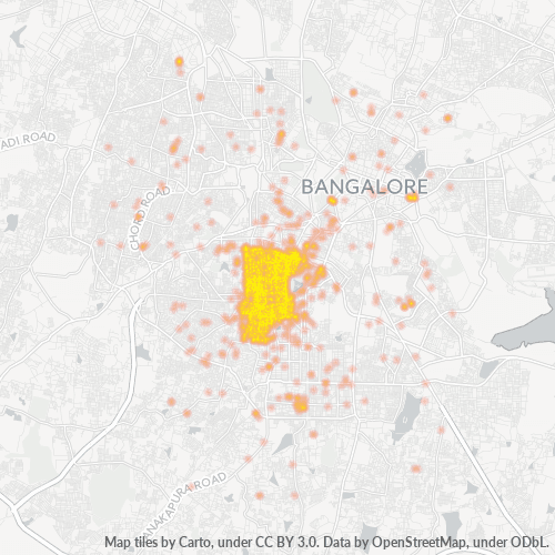 Dami ng Negosyo sa Postal Code 560004 - Basavanagudi, State of Karnātaka