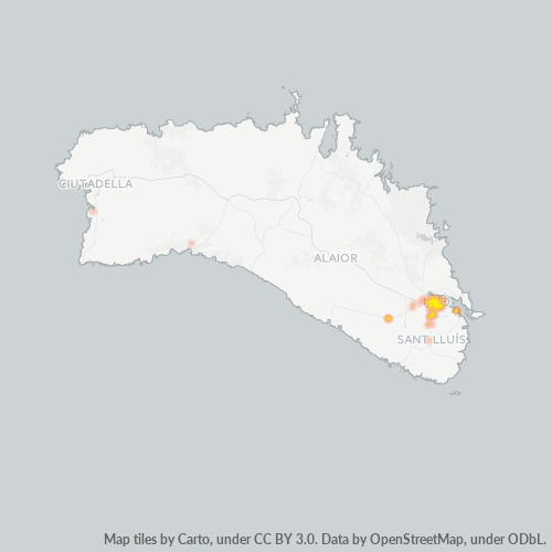 Virksomhedskoncentration i Postnummer 07702 - Maó, Baleariske Øer