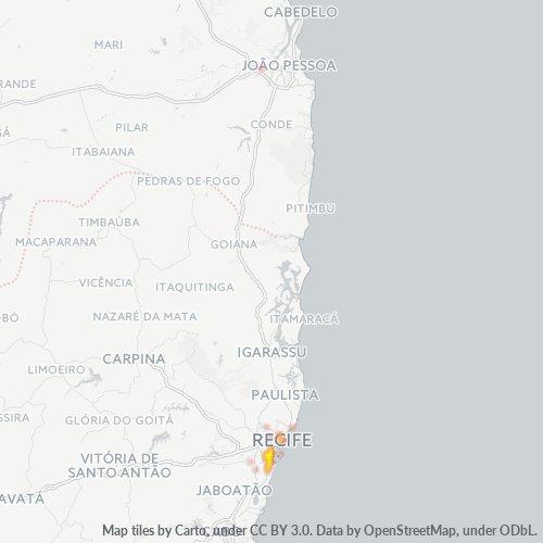 Dami ng Negosyo sa Postal Code 51170-000 - Recife, Pernambuco