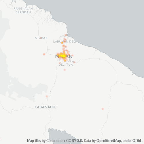 Dami ng Negosyo sa Postal Code 20112 - Medan, Sumatera Utara