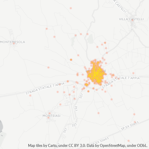 Dami ng Negosyo sa Postal Code 74023 - Italya
