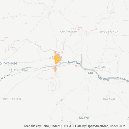 Business Concentration in Pin Code 632007 - Vellore, Tamil Nadu