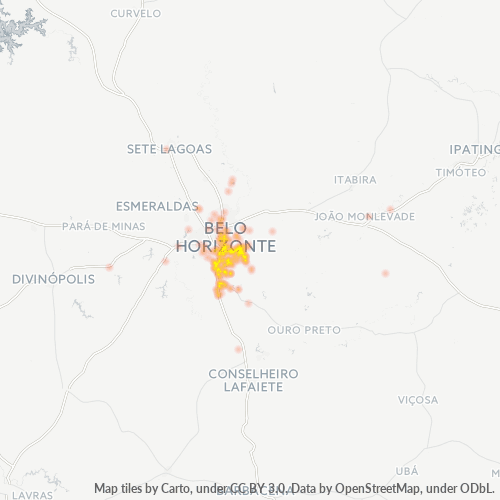 Bedrijfsconcentratie in Postcode 34000-000 - Nova Lima, Minas Gerais