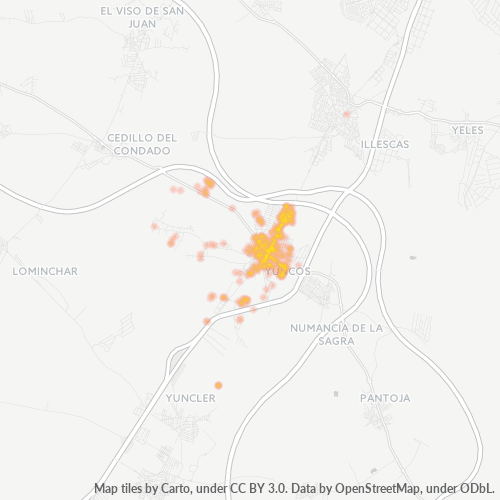 Dami ng Negosyo sa Postal Code 45210 - Espanya