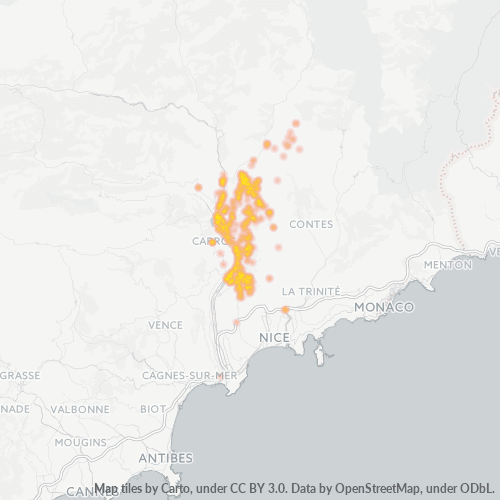 Dami ng Negosyo sa Postal Code 06670 - Saint-Blaise, Provence-Alpes-Côte d'Azur