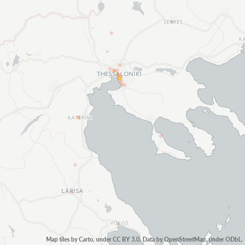 Dami ng Negosyo sa Postal Code 546 44 - Tesalonica, Central Macedonia