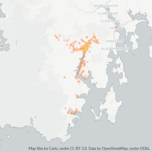 Mkusanyiko wa Biashara katika Posta 7109 - Geeveston, Tasmania