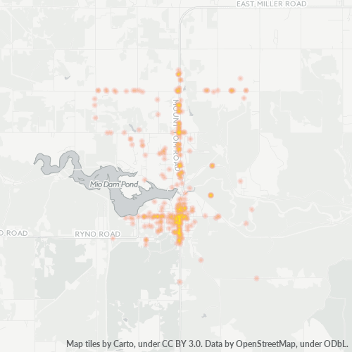 Mkusanyiko wa Biashara katika Posta 48647 - Mio, Michigan