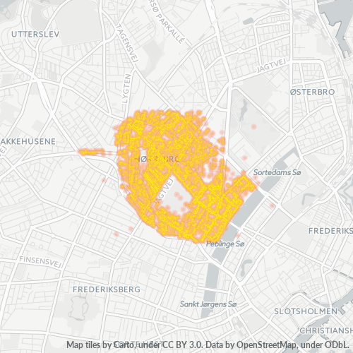 Dami ng Negosyo sa Postal Code 2200 - Copenhague, Region Hovedstaden