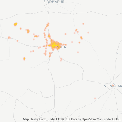 Dami ng Negosyo sa Postal Code 384170 - Unjha, Gujarat