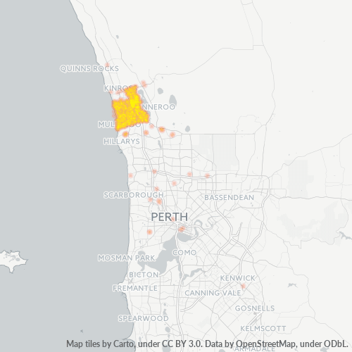 Dami ng Negosyo sa Postal Code 6027 - Heathridge, Kanlurang Australya