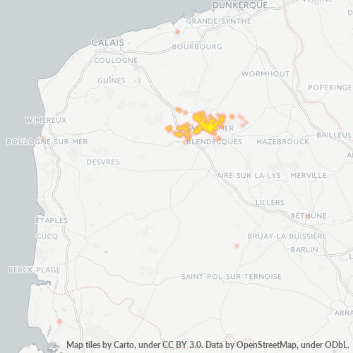 Dami ng Negosyo sa Postal Code 62500 - Clairmarais, Nord-Pas-de-Calais