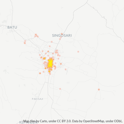 Dami ng Negosyo sa Postal Code 65111 - Malang, Silangang Java