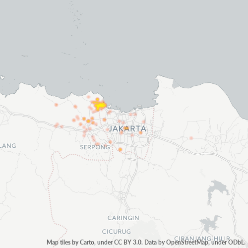Dami ng Negosyo sa Postal Code 15211 - Tangerang, Banten