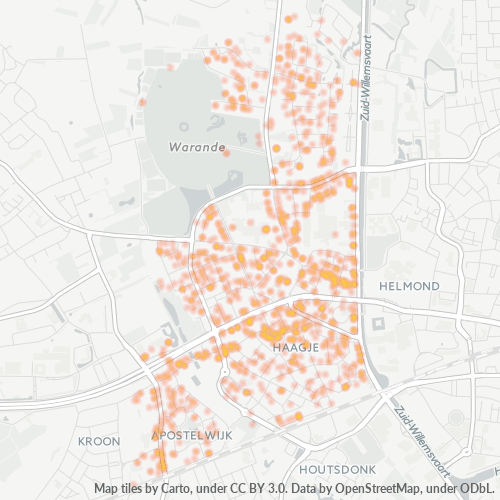 Dami ng Negosyo sa Postal Code 5707 - Helmond, Provincie Noord-Brabant