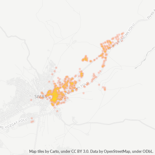 Dami ng Negosyo sa Postal Code 58060 - Sivas, Sivas Province