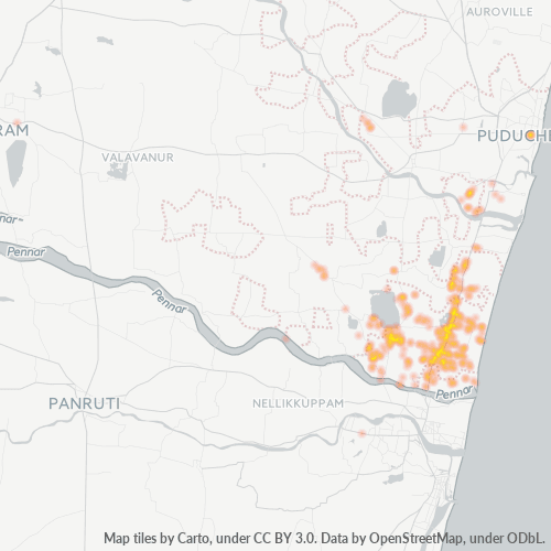 Dami ng Negosyo sa Postal Code 607402 - Cuddalore, State of Tamil Nādu
